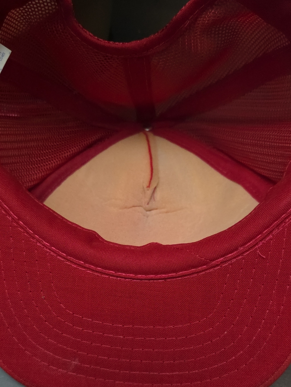 Red Trucker Hat - Branded Party Cap - Picture 5 of 5